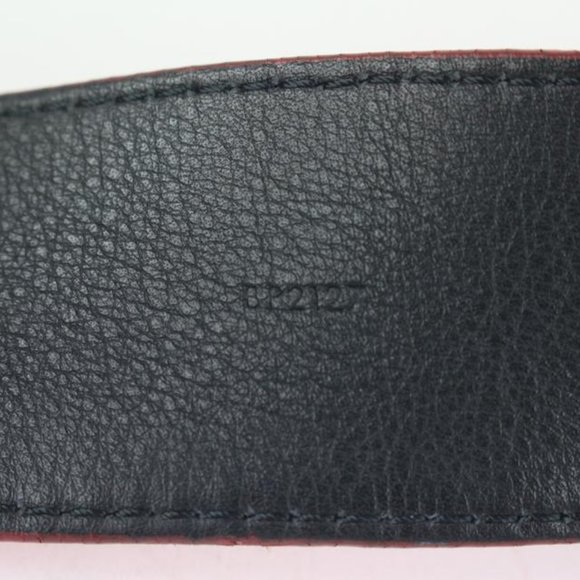 Louis Vuitton x Supreme Ultra Rare Red 100/40 Monogram Initiales Belt 118lv27 - Picture 4 of 12
